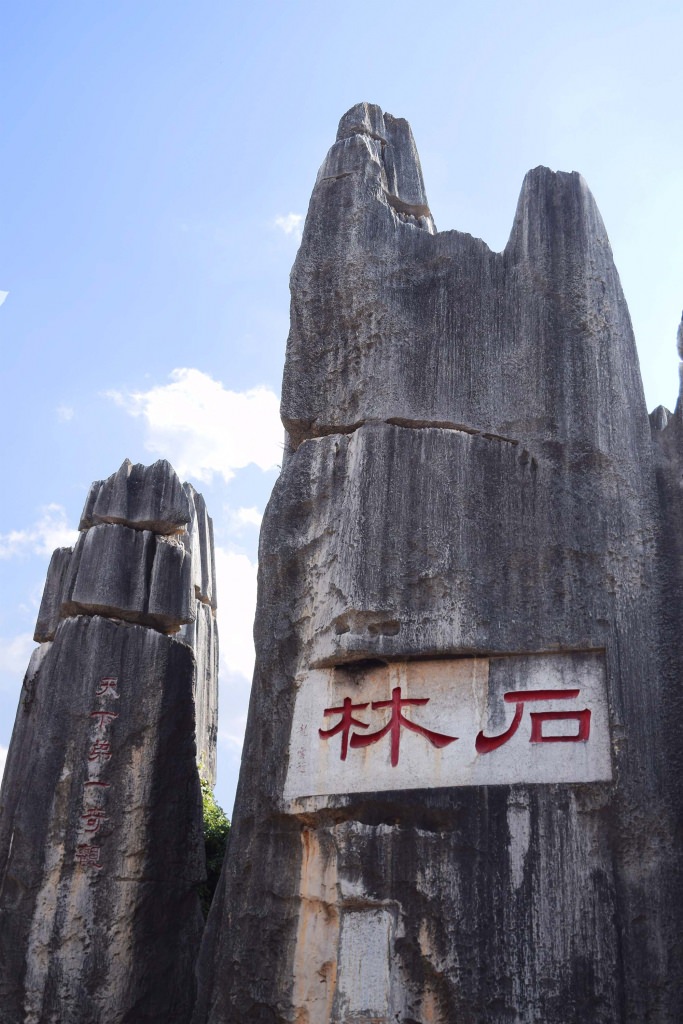 יער האבנים. חלק מהאבנים מפורסמות מאוד בסין (צילום: טל ניצן)